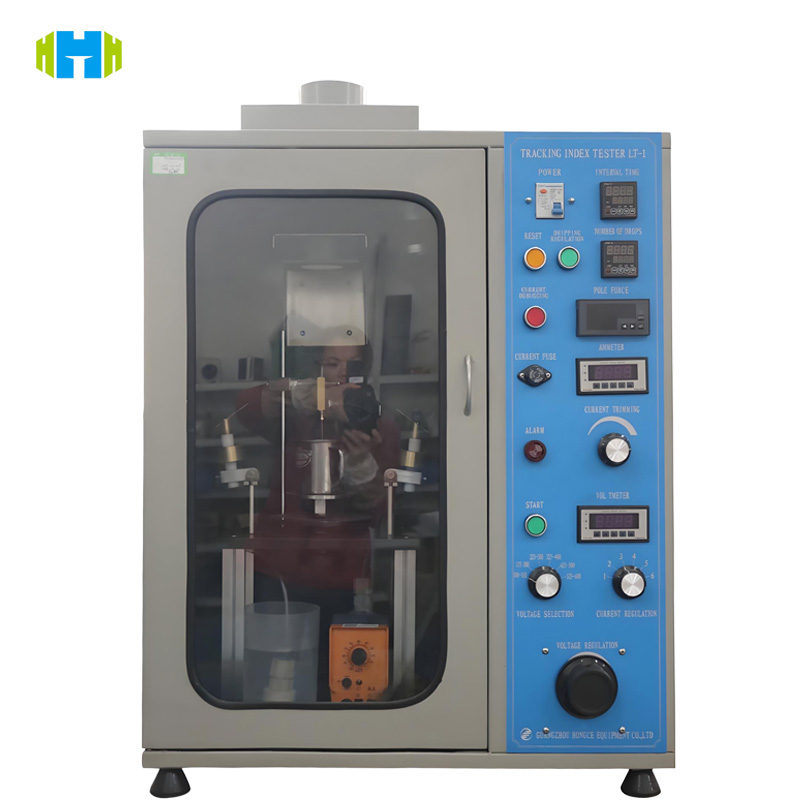 Tracking resistance test of insulation materials