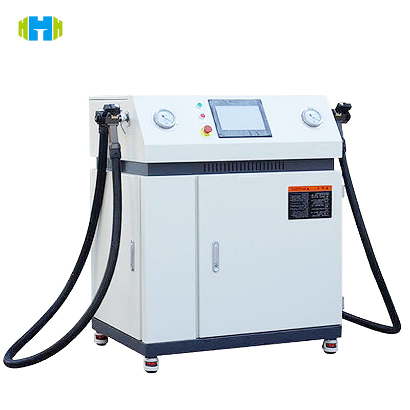 Double-gun refrigerant filling machine operation interface